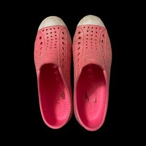 Girls Native Jefferson Pink Sparkle Size 3